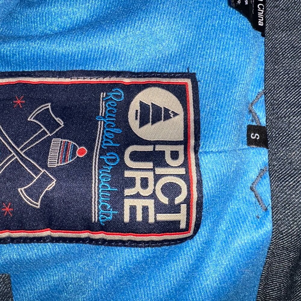 Picture Organic Demin/Chambray Colored Snowpants - Picture 2 of 9
